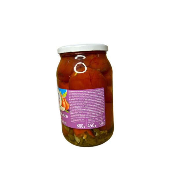 Pomodori marinati con aglio 880gr - immagine 2