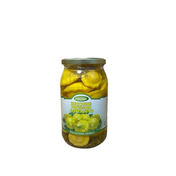 Zucchine Patisson sott'aceto ZACUSKA 860gr