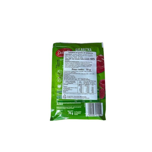 Galaretka malinowy DELECTA 70GR - immagine 2