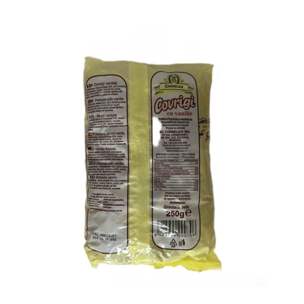Covrigi cu vanilie CORNELIUS 250gr - immagine 2