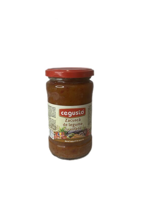 Zacusca de legume cu vinete CEGUSTO 300gr