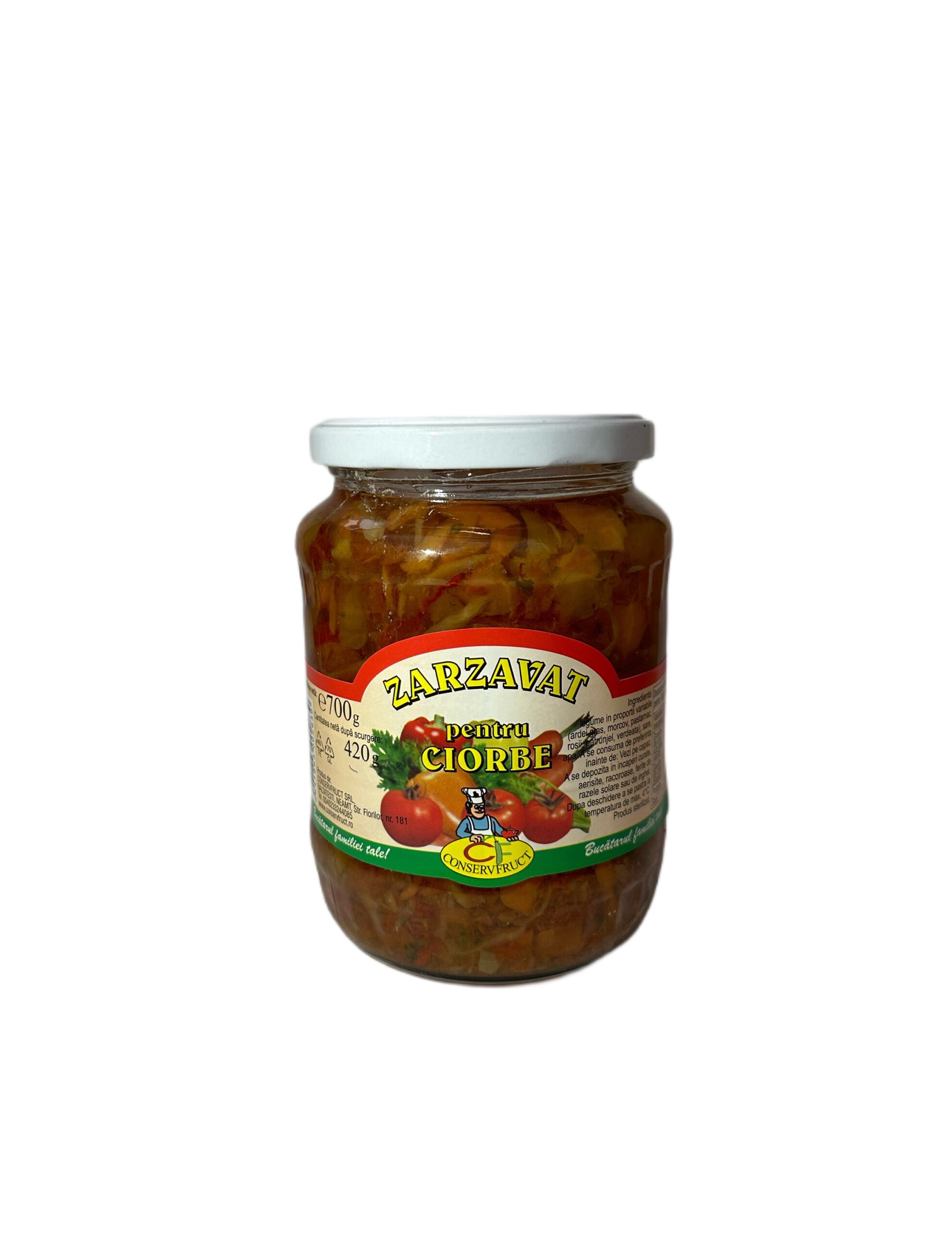 Zarzavat pentru ciorbe Conservfruct 700g