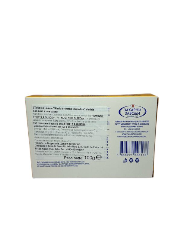 Dolce rahat LOKUM originale miele e noci 130gr - immagine 2