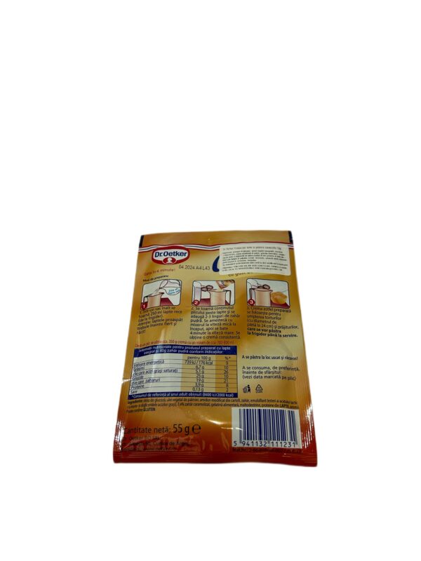 Crema pentru prajituri gust de caramel Dr.Oetker 55g - immagine 2